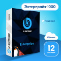 Программа для ЭВМ 1С-Битрикс24. Лицензия Энтерпрайз-1000 (облако, 12 мес.)